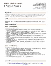Senior Sales Engineer Resume Samples Qwikresume