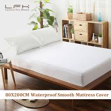 Home D Cor Lfh 80x200cm Sheet Non Toxic Smooth Mattress Protector 100 Waterproof Bed Bug Proof Hyp Fitted Bed Sheets Mattress Covers Waterproof Mattress Cover