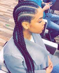 Braiding long hair is another easy hairstyle that one can wear. Quick And Easy Braided Hairstyles Black Braidedhairstyles Goddess Braids Hairstyles Cornrows Styles Hair Styles
