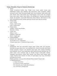 Forte piano = mulai dengan keras dan diikuti lembut. Erik Tempo Lagu Daerah