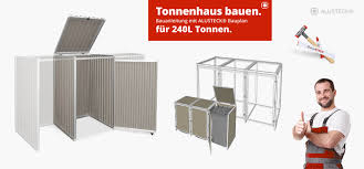 Sie machen sie schnell selber. Mulltonnenbox Bauen Bauanleitung Mulltonnenverkleidung