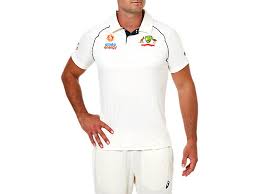 The australia men's national cricket team represents australia in men's international cricket. Men S Cricket Australia Replica Test Shirt Cream Mens Cricket Clothing Asics