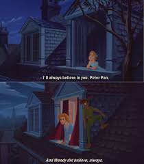 Discovered By Gyeℓasihטs Find Images And Videos About Quotes Believe And Wendy On We Heart It The App To Get Los Peter Pan Disney Peter Pan Disney Wallpaper