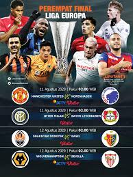 Selain jadwal liga europa, jadwal liga champions, kami juga telah rangkuman halaman jadwal bola malam ini yang di update setiap hari. Jadwal Perempat Final Liga Europa Disiarkan Langsung Di Sctv Citizen6 Liputan6 Com