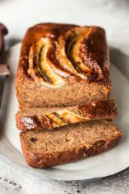 This is just recipe for you if you like to have some cake or bread with tea. Eggless Banana Bread Lazy Cat Kitchen