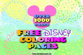 Children love to know how and why things wor. 1000 Free Disney Coloring Pages For Kids