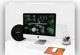 Free modern workstation imac mockup design. Best Imac Mockup Free Psd Template 2020 New Template