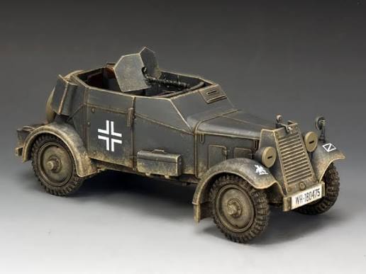WS246 Adler Kfz. 13 Armoured Car by King and Country - Sager's Soldiers &  Miniatures