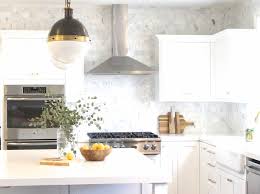 The space of a backsplash is usually limited to one wall, so using a handpainted pattern won't overwhelm. Kitchen Backsplash Goes Up To Ceiling Design Ideas