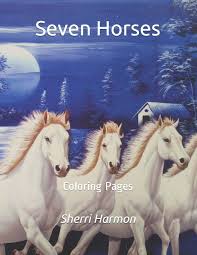 398.87 kb, 786 x 1017. Seven Horses Coloring Pages The Carousel Harmon Sherri Lynne 9781672401708 Amazon Com Books