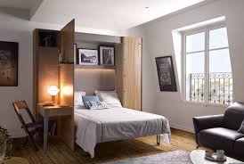Lit Escamotable Armoire A Console Extensible Furniture Murphy Bed Home Decor