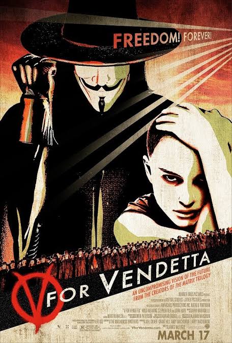 V For Vendetta movie poster - Natalie Portman - 11 x 17 inches