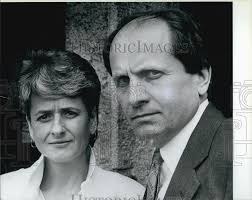 1988 Press Photo Richard Vitale and his sister Eileen Vitale
