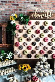 Diy Donut Wall Dessert Table For A Wedding Or Shower First Thyme Mom Diy Dessert Table Donut Decorations Donut Wall