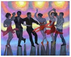 Salsa Silhouettes Print Or Canvas Salsa Art Salsa Dancing Etsy In 2021 Salsa Dancing Dance Images Romantic Artwork