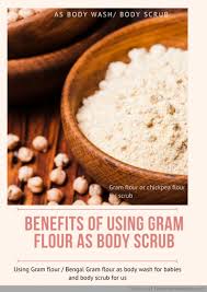Today the market is flooded with skin care products for newborn babies. How To Use Natural Exfoliater Using Gram Flour As Body Scrub Wash