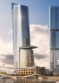 Barangaroo Masterplan Crown Hotel Tower Proposal By Kohn Pedersen Fox Skyscraper Architecture Futuristic Architecture Amazing Buildings