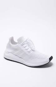 Black And White Tennis Shoes Womens Adidas Swift Run White Shoes Adidas White Shoes Adidas Outfit Shoes White Tennis Shoes