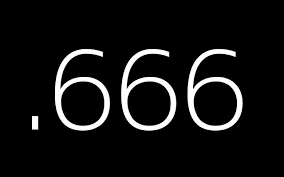 For it is a man's number, and his number is 666 (hbfv). 666