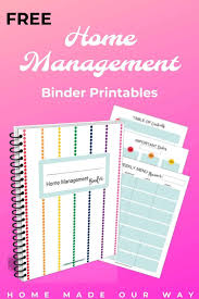 Home Management Binder Get Your Family Organized Home Management Binder Home Management Family Organizer