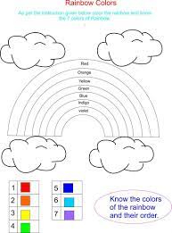 Pics To Color For Kids With Colors Is Really Funny Previous Rainbow Has 7 Beautif Color Activities Kindergarten Rainbow Activities Preschool Color Activities