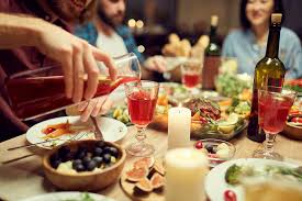 Servings of the dinner party show. News Features