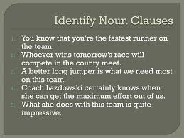My trouble was that they had never been there before=predicate nominative (noun phrase). Ppt Noun Clauses Powerpoint Presentation Free Download Id 3093087
