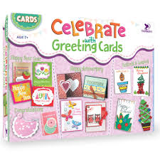 Although greeting cards are usually given on special occasions such as birthdays, christmas or other holidays, such as halloween. Toykraft Celebrate With Greeting Cards Do It Yourself Card Making Activity Kit For Kids Aged 7 Years To Adults Buy Online In Aruba At Aruba Desertcart Com Productid 222574532