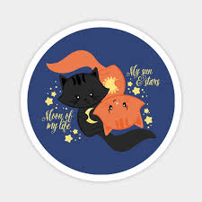 Perfect print for my kitchen, also bought for my neighbours kitchen! My Sun And Stars Moon Of My Life My Sun And Stars Moon Of My Life Magnet Teepublic
