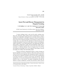 Major diseases and pests that affects production and productivity and the controlling methods. Pdf Insect Pest And Disease Management In Organic Farming