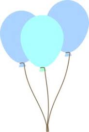 Vector Clip Art Online Royalty Free Public Domain Blue Balloons Clip Art Balloons