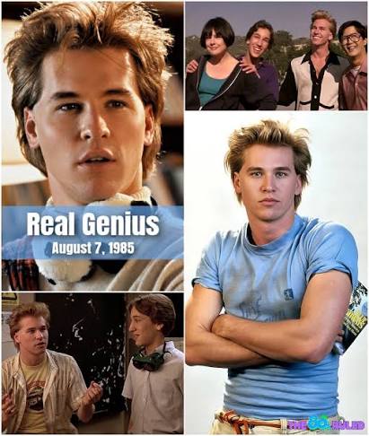 The 80s - "Real Genius" starring Val Kilmer was released to theaters 41  years ago today on August 7, 1985! While it wasn't a huge hit back then, it  was universally praised