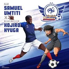 Yoichi Takahashi Le Createur De Captain Tsubasa Dessine Les Joueurs De L Equipe De France De Football