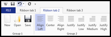 Point at a blank part of the title bar, hold down the mouse button, and move the mouse around: Ribbon Computing Wikipedia