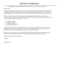 Medical Assistant Cover Letter Template Cover Letter