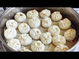 猪肉大葱包子 北京卖60元一斤 买8根大葱自己做 一次吃半笼 youtube food steamed buns recipes