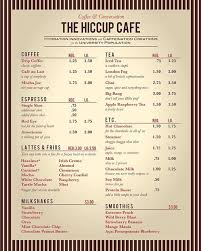 I Designed A Logo Menu Board And Other Materials For The Coffee Shop In My College S Student Center Coffee Shop Menu Restaurant Menu Design Tea House Menu