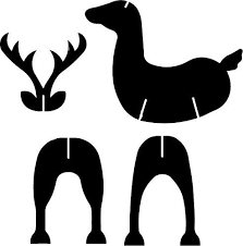 Download 3d Deer Christmas Yard Art Christmas Decor Diy Christmas Yard Decorations