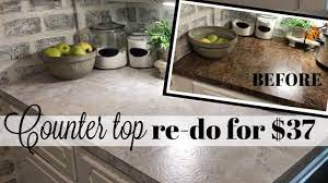 Counter Top Re Do For 37 Youtube