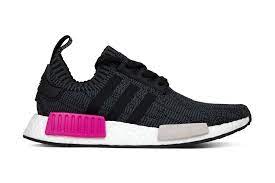 Nmd schuhe für frauen mit stilistischer experimentierfreude. Adidas Nmd R1 Primeknit Damen Schwarz Weiss Rosa Bb2364