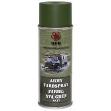 Homogene, sehr glatte oberfläche bei ausgezeichneter haftung. Army Farbspray Nva Grun Matt Militarlack Militarfarbe Spruhdose Spraylack Farbe 400ml