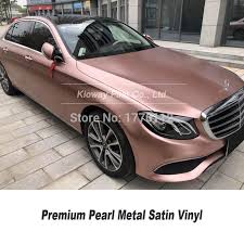 Get a quote now in your area! Premium Matte Metallic Satin Pearl Rose Gold Vinyl Wrap Sticker Decal Air Free
