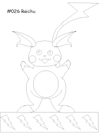 Lorsqu'il a une trop grande charge d'électricité le pokémon raichu plante sa très longue queue dans le sol pour que s'échappe son surplus d'électricité. Coloriage Pokemon Go 154141 Jeux Videos Album De Coloriages