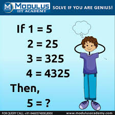 Some kids just don't believe math can be fun, so that means it's up to you to change their minds! Modulus Iit Academy Pa Twitter Modulus Iit Academy Offer Math Puzzles Problems Only For Genius Solve If You Are Genius Tricky Number Puzzles Patterns Quizzestime Puzzles Tricks Missingnumbers Iitinstitute Iitjeeinstitute Iitpreparation