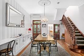 It includes a crystal chandelier and a french door leading out to the lush green yard. 75 Beautiful Victorian Dining Room Pictures Ideas August 2021 Houzz