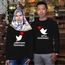 Halo pelanggan setia bali sweet shop , info baru nih. Jual Kaos Sablon Couple Bisa Desain Custom Warung Kaos