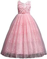 Diese langen kleider für hochzeiten ist knielang & aus einem glänzenden. Feixiang Blume Kinder Madchen Kleid Prinzessin Rocke Urlaub Kleid Hochzeit Brautjungfer Abendmode Kleid Madchen Spitze Mesh Partykleid Spleissen Lange Slim Rock Elegante Kleid Madchen Kleider