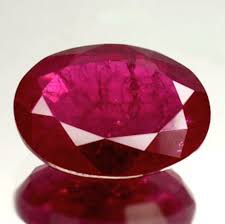 Lab Created Synthetic Ruby With Visible Inclusions Oval Etsy In 2020 Synthetic Ruby Loose Gemstones Corundum