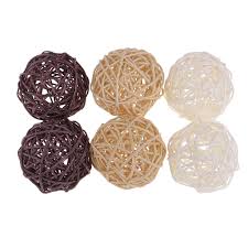 5.0 out of 5 stars 1. 30 Pieces Natural Wicker Rattan Ball 7cm Twig Orbs Balls Diy Embellishments Wedding Ornaments Crafts Decorative Balls Aliexpress