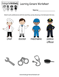 Introduce your children to social studies and concepts that concern societies near and far with these easy to follow worksheets. Kindergarten Learning Careers Worksheet Printable Kegiatan Untuk Anak Lembar Kerja Kerajinan Tangan Anak